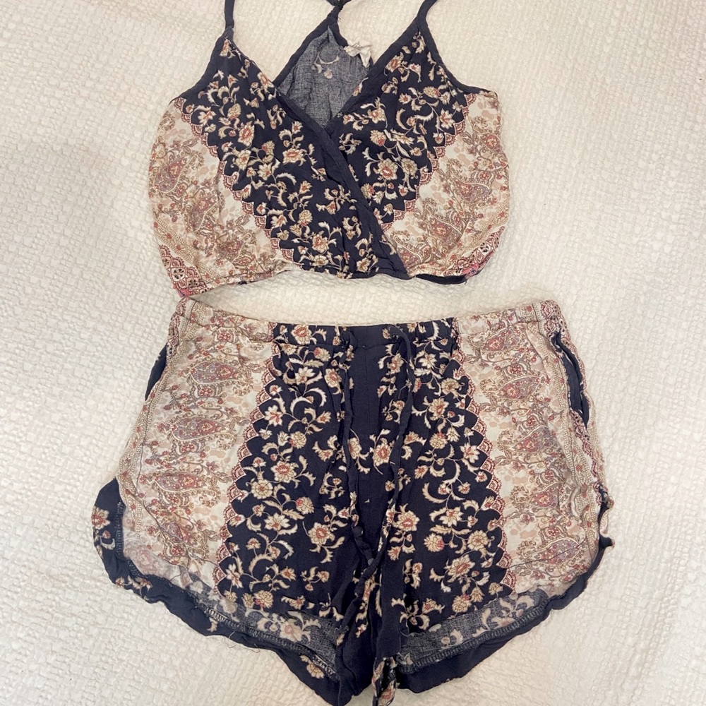 Matching short set from pacsun